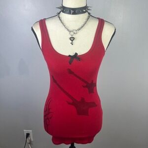 Rockstar gf red guitar